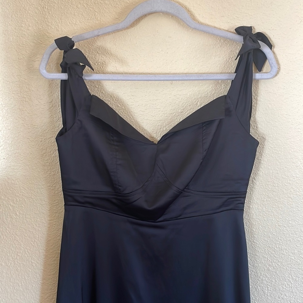 Nasty gal black Midi dress